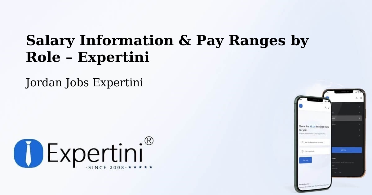 Salary Information & Pay Ranges – Jordan - Jordan Jobs Expertini